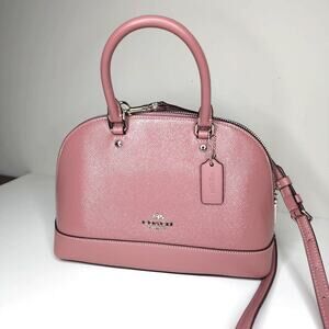 Coach | NWOT | Mini Sierra Satchel Dome Bag with Removable Strap Dusty Rose Pink
